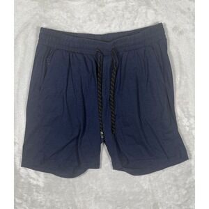 Bear Bottom Clothing Run Shorts Gym Short 7" Inseam Size Large Navy Blue Soft